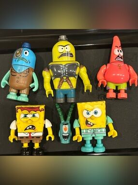SpongeBob Mega Bloks figures